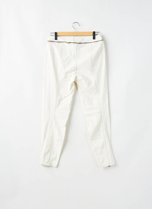 Pantalon slim blanc SCHOOL RAG pour femme