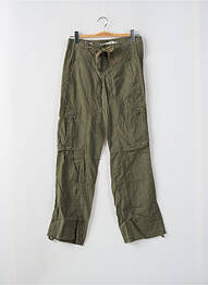 Pantalon cargo coupe droite taille normale vert ONLY femme