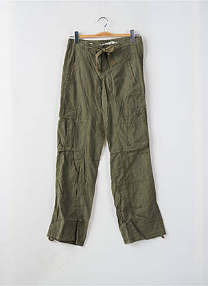 Pantalon cargo coupe droite taille normale vert ONLY femme
