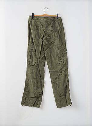 Pantalon cargo coupe droite taille normale vert ONLY femme