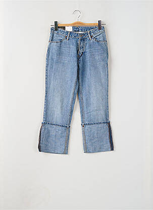 Pantacourt coupe droite taille normale bleu PEPE JEANS femme
