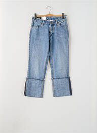 Pantacourt coupe droite taille normale bleu PEPE JEANS femme