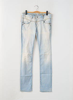 Jeans coupe slim stretch taille basse bleu RWD femme