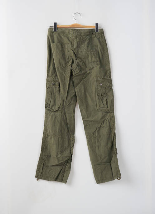 Pantalon cargo coupe droite taille normale vert ONLY femme