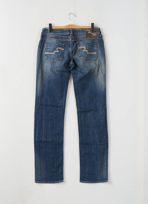 Jeans coupe droite bleu RWD pour femme