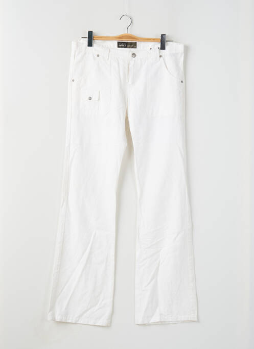 Pantalon droit blanc RWD pour femme