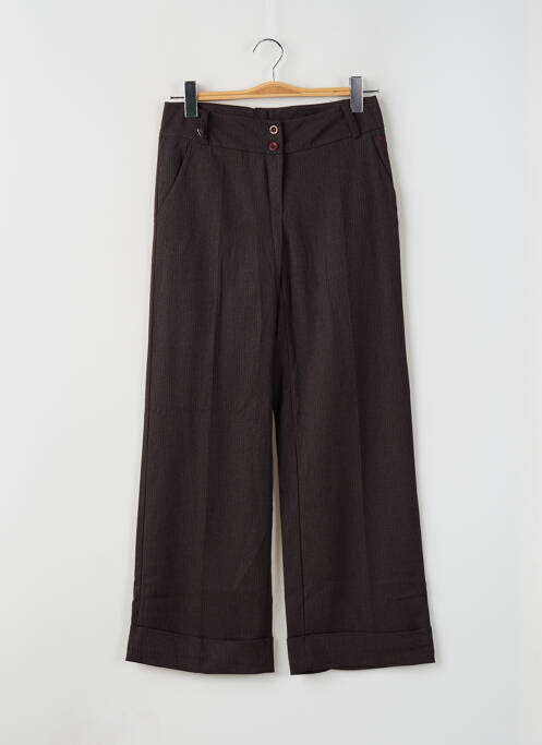 Pantalon flare marron PAKO LITTO pour femme