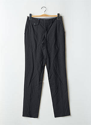 Pantalon droit stretch taille normale gris LEON & HARPER femme