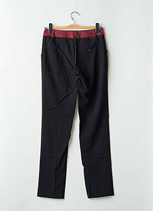 Pantalon droit stretch taille normale noir LEON & HARPER femme