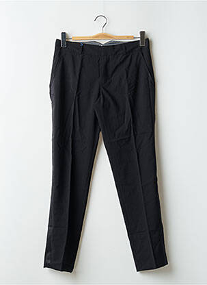 Pantalon droit stretch taille normale noir LEON & HARPER femme