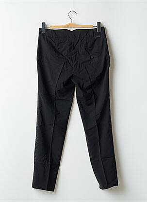 Pantalon droit stretch taille normale noir LEON & HARPER femme