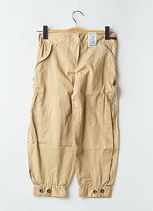 Pantacourt tissage popeline taille normale beige LEVI'S femme