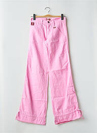 Pantalon flare taille normale taille normale rose LOIS femme