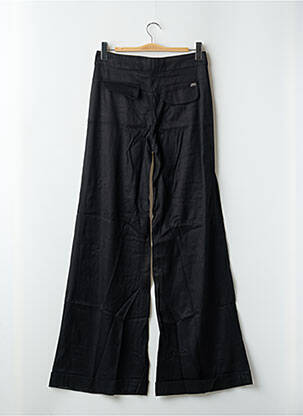 Pantalon large fermeture zippée sous rabat avec crochet taille normale noir MISS SIXTY femme