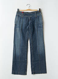 Jeans coupe droite taille basse taille basse bleu MISS SIXTY femme