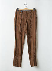 Pantalon droit marron LEON & HARPER pour femme seconde vue