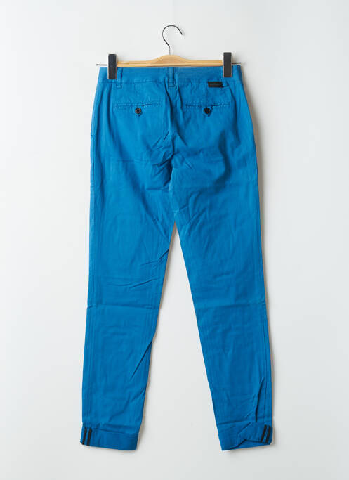 Pantalon chino bleu LEON & HARPER femme