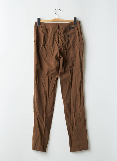 Pantalon droit marron LEON & HARPER pour femme
