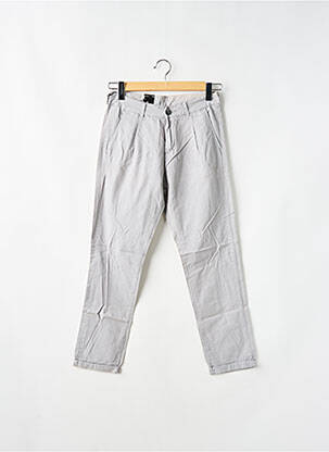 Pantalon chino tissage popeline taille normale gris DR DENIM femme