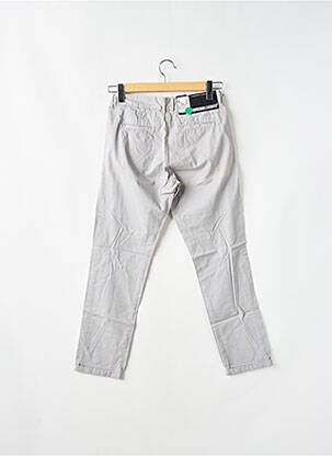 Pantalon chino tissage popeline taille normale gris DR DENIM femme