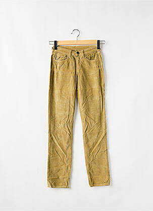 Pantalon droit stretch taille normale beige FIVE PM femme