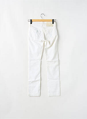 Jeans coupe droite taille basse taille basse blanc FORNARINA femme