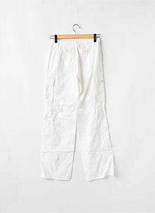 Pantalon large tissage popeline taille normale blanc GERARD DAREL femme