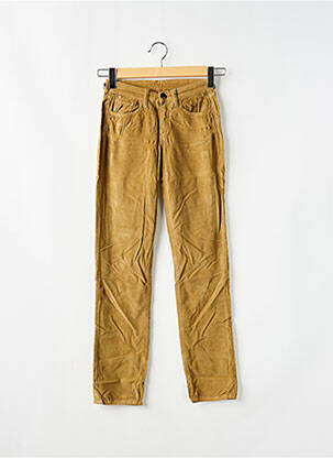 Pantalon droit stretch taille normale marron FIVE PM femme