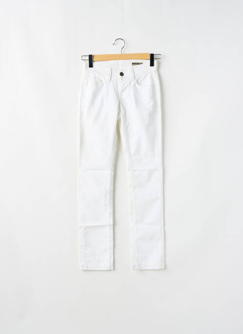 Jeans coupe droite taille basse taille basse blanc FORNARINA femme