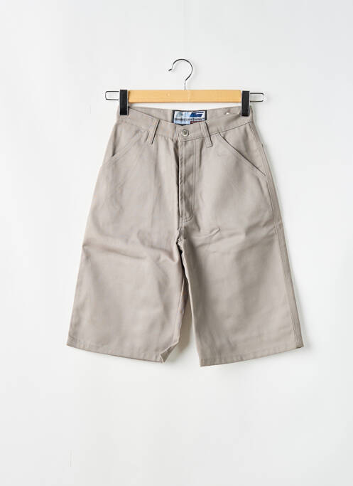 Bermuda taille haute taille haute gris HOMEBOY femme