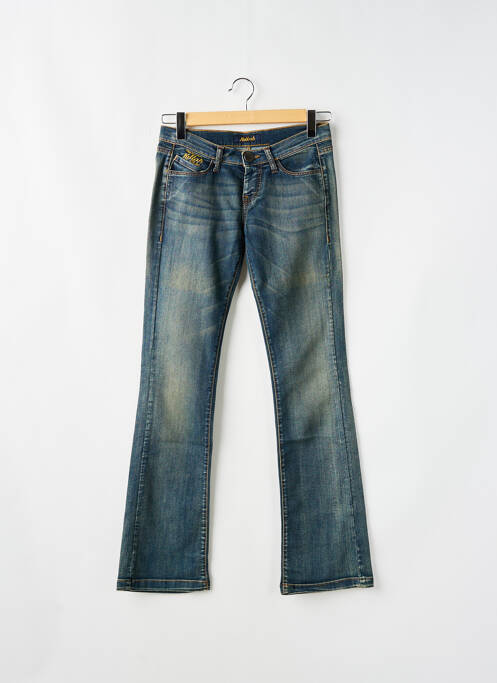 Jeans bootcut poches taille basse bleu KILLAH femme