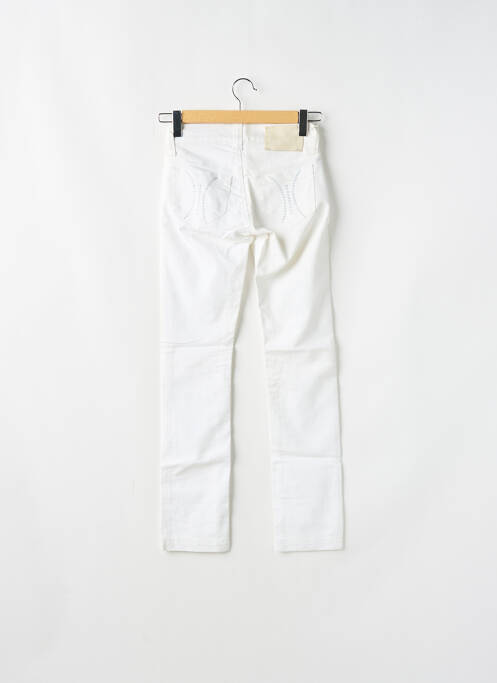 Jeans coupe droite blanc FORNARINA pour femme