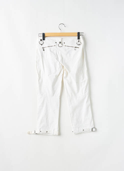 Pantacourt blanc DOUBLE ONE PEACE pour femme