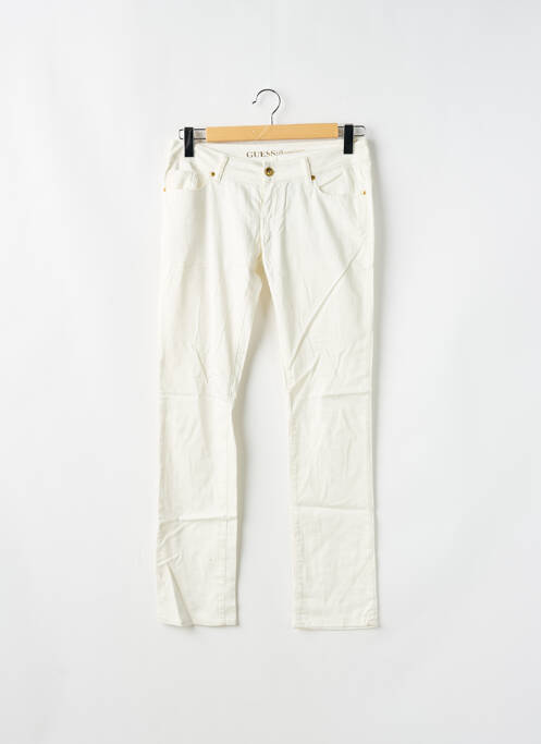 Pantalon droit blanc GUESS pour femme