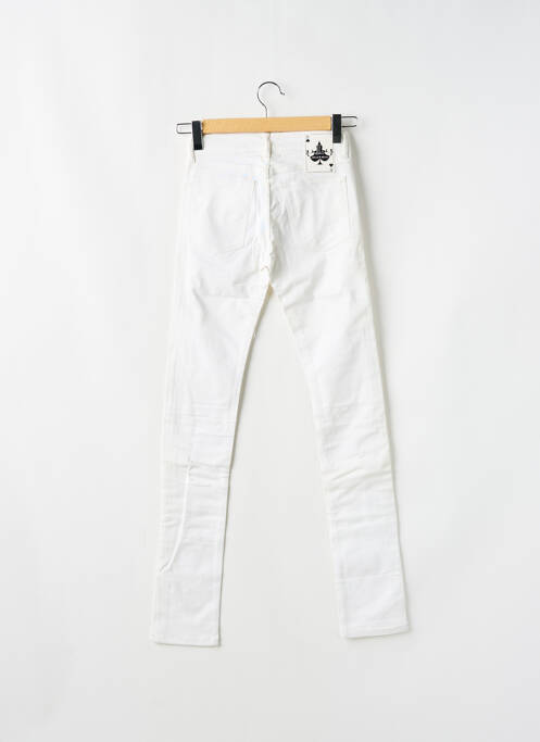 Pantalon slim blanc HELLS BELLS pour femme