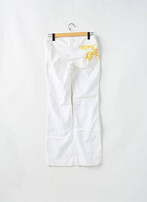 Pantalon flare taille basse taille basse blanc BE YOU K femme
