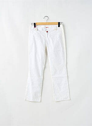 Pantalon slim taille basse taille basse blanc BE YOU K femme