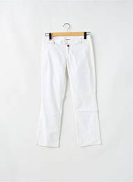 Pantalon slim taille basse taille basse blanc BE YOU K femme