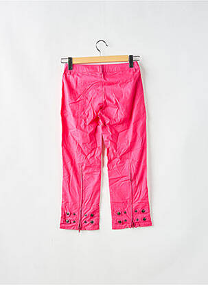 Pantacourt coupe droite taille basse rose BE YOU K femme