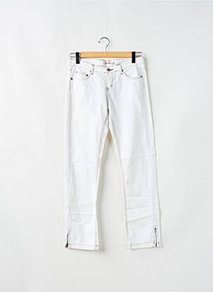 Jeans coupe slim stretch taille basse beige BLEND SHE femme