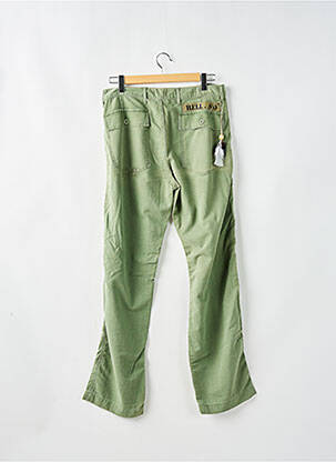 Pantalon droit poches taille basse vert CIMARRON femme