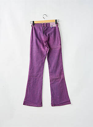 Jean coupe flare taille basse taille basse violet CIMARRON femme
