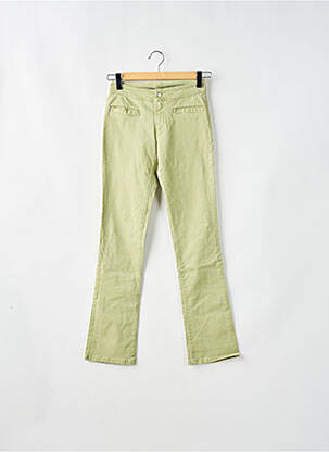 Pantalon slim taille basse taille basse vert CIMARRON femme