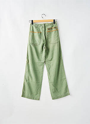 Pantalon droit poches taille basse vert CIMARRON femme