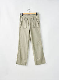 Pantalon droit taille normale taille normale vert CIMARRON femme