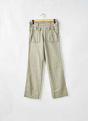 Pantalon droit taille normale taille normale vert CIMARRON femme