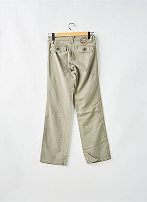 Pantalon droit taille normale taille normale vert CIMARRON femme