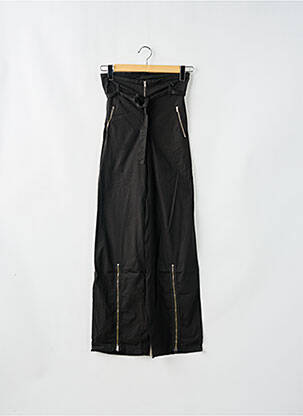 Pantalon droit stretch taille haute noir CHEYENNE femme