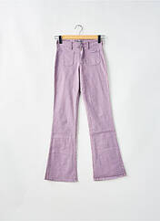 Pantalon flare violet CIMARRON pour femme seconde vue