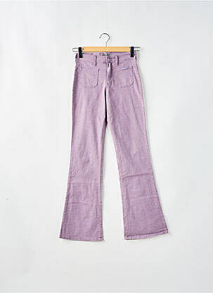 Pantalon flare violet CIMARRON pour femme